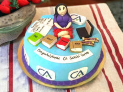Chartered Accountant Theme Customized Cake