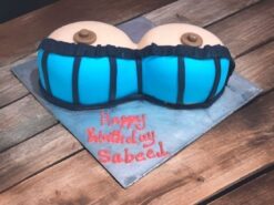Cheeky Bra Birthday Fondant Cake