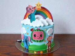 Cheerful Cocomelon Celebration Cake