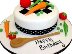 Chef Theme Fondant Cake