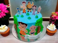 Chhota Bheem and Friends Theme Cake