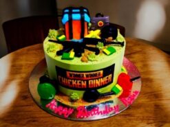Chicken Dinner Trophy Cake