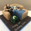 Chilling on the Sofa Cake 1 chilling on the sofa cake 1 From LallamTop Cake Shop