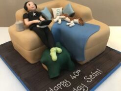 Chilling on the Sofa Cake