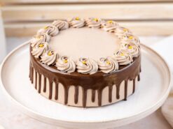 Chocolate Fudge Drizzled Cake