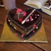 Chocolate Love Delight Heart Cake 1 chocolate love delight heart cake 1 From LallamTop Cake Shop