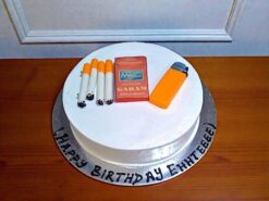 Cigarette and Lighter Cake