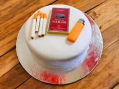 Cigarette and Lighter Theme Cake