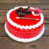 Classic Red Love Celebration Cake 1 classic red love celebration cake 1 From LallamTop Cake Shop