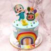 cocomelon rainbow cake 1 From LallamTop Cake Shop