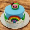 Cocomelon Rainbow Fondant Cake 1 cocomelon rainbow fondant cake 2 From LallamTop Cake Shop