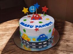 Colorful Car Party Cake