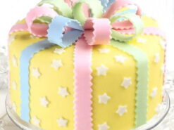 Yellow Birthday Designer Cake