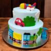 colorful wheels cake 1 From LallamTop Cake Shop