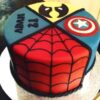 Cool Avengers Theme Fondant Cake 1 cool avengers theme fondant cake 1 From LallamTop Cake Shop