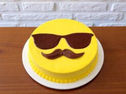 Cool DAD Emoji Cream Cake