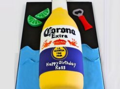 Corona Beer Bottle Cake