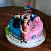 corporate personal fusion cake 1 From LallamTop Cake Shop