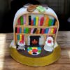 Cozy Library Haven Cake 2 cozy library haven cake 1 From LallamTop Cake Shop