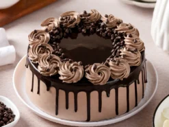 Cream Drop Chocolate Chip Cake