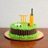 cricket kitkat cake 2 From LallamTop Cake Shop
