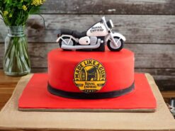 Cruiser Bike Theme Cake from LallanTop Cake Shop - Delivery in East Delhi, South-East Delhi, Ghaziabad, and Noida