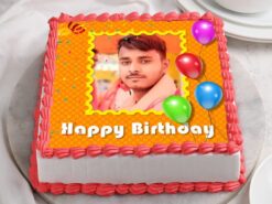 Custom Delights Birthday Photo Cake
