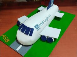 Alternative view of Customized Logistics Airplane Cake