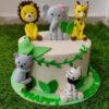 Cute Animals Fondant Cake 1 cute animals fondant cake 1 From LallamTop Cake Shop