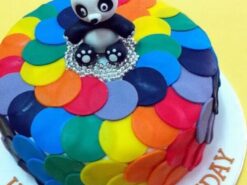 Cute Baby Panda Theme Cake