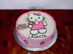 Cute Kitty Birthday Delight Cake