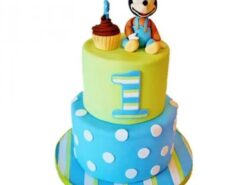 Cute Mickey Mouse Cartoon Cake