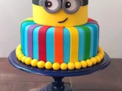 Cute Minion Birthday Cake