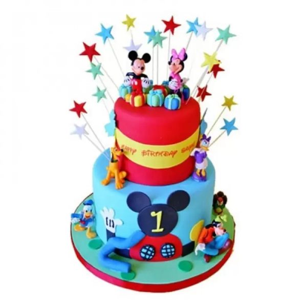Dazzling Disney Fondant Cake 3 Dazzling Disney Fondant Cake