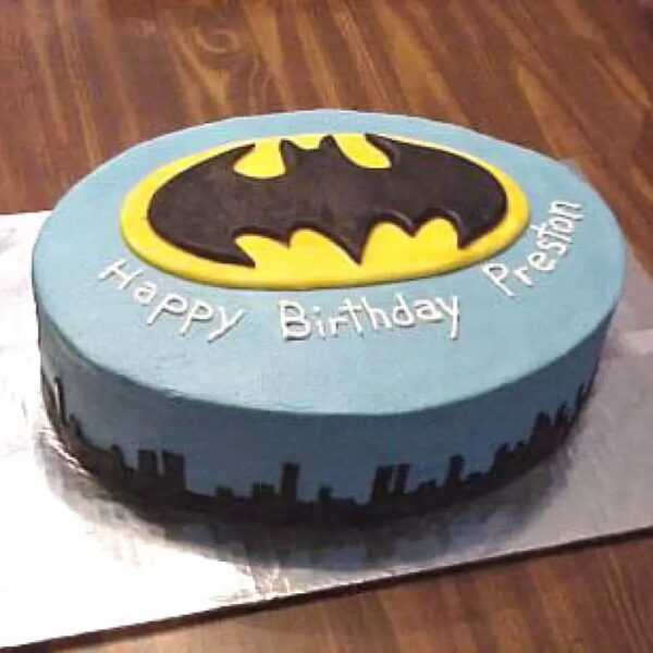 Batman Semi Fondant Cake 3 Batman Semi Fondant Cake from LallanTop Cake Shop - Delivery in East Delhi, South-East Delhi, Ghaziabad, and Noida