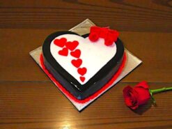 Deep in My Heart Semi Fondant Cake