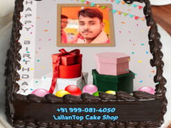Delightful Snapshot Birthday Photo Cake