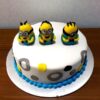 despicable me minion theme fondant cake 2 From LallamTop Cake Shop