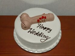 Dick Theme Semi Fondant Cake