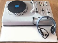 DJ Deck Fondant Cake