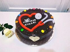 Doctor Theme Chocolate Cake