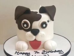 Doggie Fondant Cake
