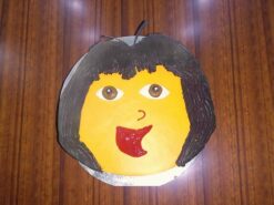 Dora Cartoon Face Cake