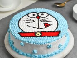 Doraemon Face Cream Cake from LallanTop Cake Shop