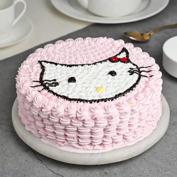 Hello Kitty Cream Cake 3 Hello Kitty Cream Cake from LallanTop Cake Shop
