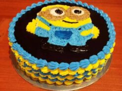 Minion Designer Cream Cake from LallanTop Cake Shop