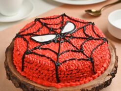 Spiderman Face Cream Cake from LallanTop Cake Shop