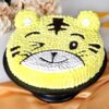 Tiger Face Cream Cake from LallanTop Cake Shop