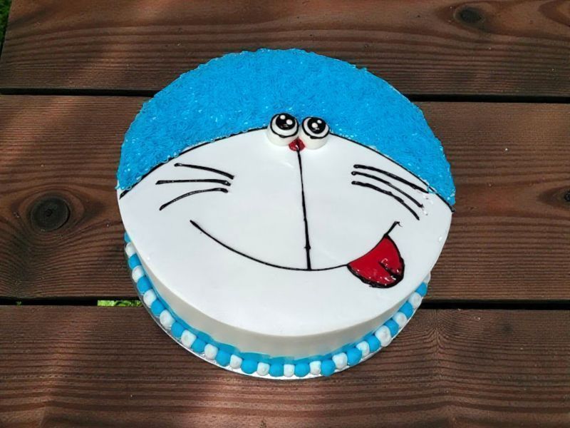 Doraemon Happy Face Birthday Cake 3 Doraemon Happy Face Birthday Cake