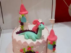 Dragon and Castle Theme Cake